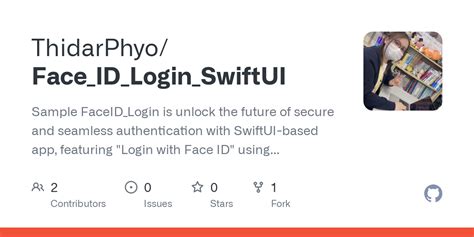Face id github swift.  SwiftUI, while still maturing, offers a clean way to i...