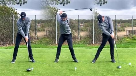 Dustin Johnson's golf swing in slow motion from face on and down the line with iron swings and driver swings in 2022. Dustin Johnson is one of the best golfe.... 