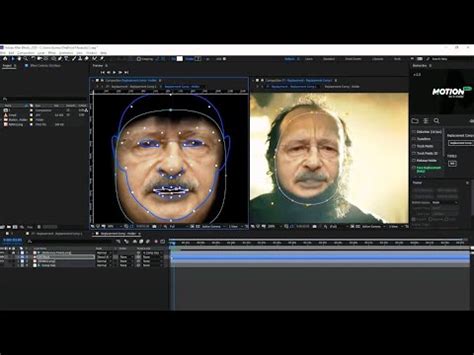 Face replacement in video using a still image and Face Tools . Videoda .