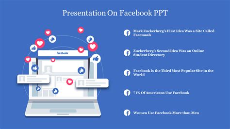 Facebook Google Slides Template