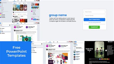 Facebook PowerPoint Template 6+ Free PPT Format Download!