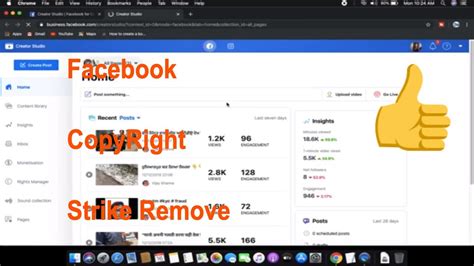 Facebook copyright strike remove.  Do you know how Facebook account disab...