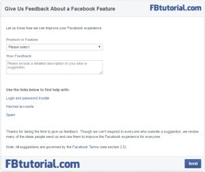 Facebook https www facebook com give us feedback about a facebook feature. ...