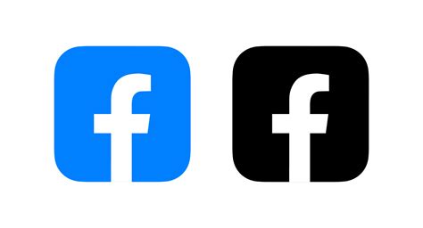 Facebook icon vector