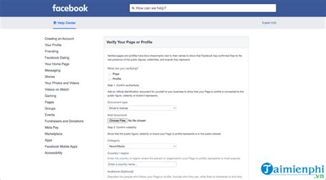 Facebook identity login.  Guide to uploading your ID on Facebook.  Find Fa...