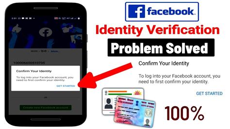 Facebook identity verification problem.  To confirm their identity on Facebo...