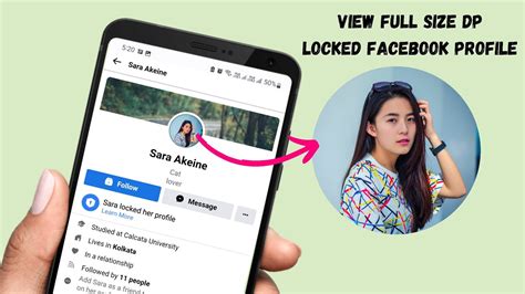 Facebook locked profile picture viewer.  Under Audience and visibility, cl...