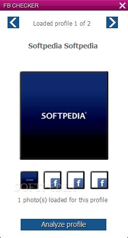 Facebook profile checker. .