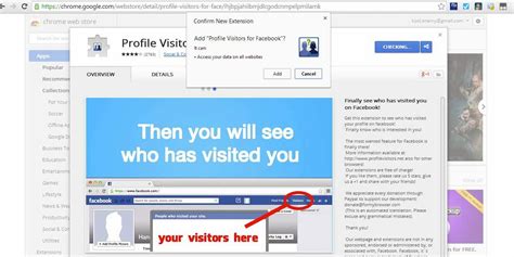 Facebook profile view notification google chrome extension.  Post Instagram stories, ...