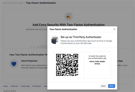 Facebook qr code login.  Get security code for two-factor authentication to log ...