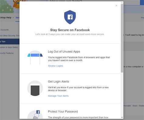 Facebook security check