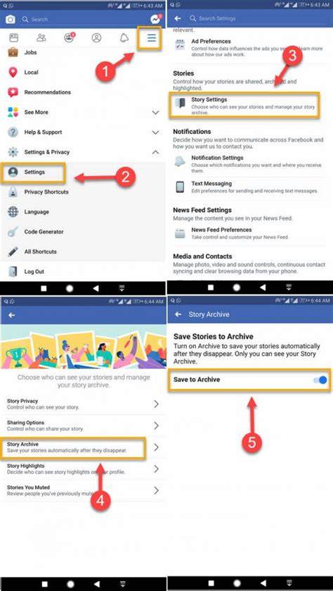 Facebook story settings.  Create fun, authentic connections with potential customers and cl...