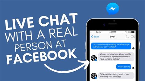 Facebook support chat. .  ...