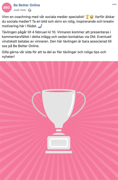 Facebook-tävlingar