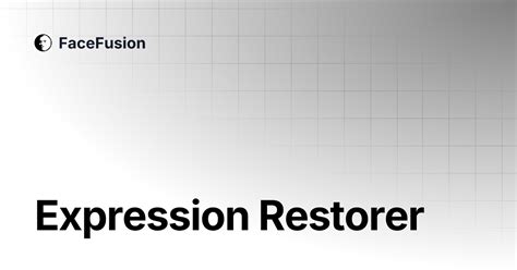 Facefusion expression restorer.  Feb 5, 2026 · FaceFusion is a desktop-style A...