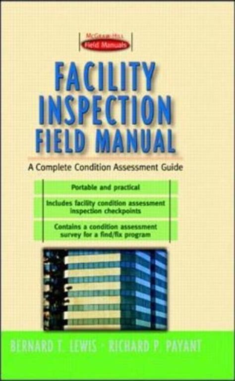 Facility inspection field manual by bernard lewis. - Mental math for pilots kindle edition ein studienführer professionelle luftfahrt serie.