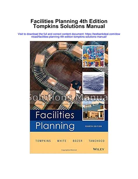 Facility planning tompkins fourth edition solution manual. - Stellung der niederlande im aufbau des germanischen..