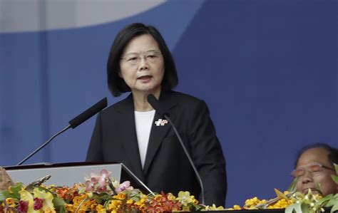Facing Beijing’s threats, Taiwan president says peace ‘only option’ to resolve political differences