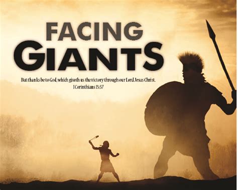 Facing giants. David knows a little something about facing giants. The shepherd boy seemingly had little to offer against the nine-foot, nine-inch Goliath. You could read his story and wonder what God saw in him. Throughout his life, David fell as often as he stood, stumbled as often as he conquered. But for those who know the threat of a Goliath, … 