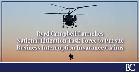 Facing the onslaught of claims due to... - Byrd Campbell P.A.