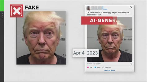 Fact check: Fake Trump mug shots pop up in lieu of real one
