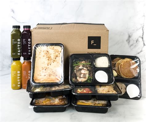 Factor review. Mar 10, 2024 · Factor. Price per serving: Starts at $10.99. Days of food: 6-18 meals a week. Shipment frequency: Weekly. Daily meals: Dinner and add-ons. Calories per meal: 400-600. Number of vegan meals: Factor says 35+; customers report 3-4 a week. Commonly known as Factor, Factor75 is a meal delivery service offering ready-to-eat, nutritious meals crafted ... 