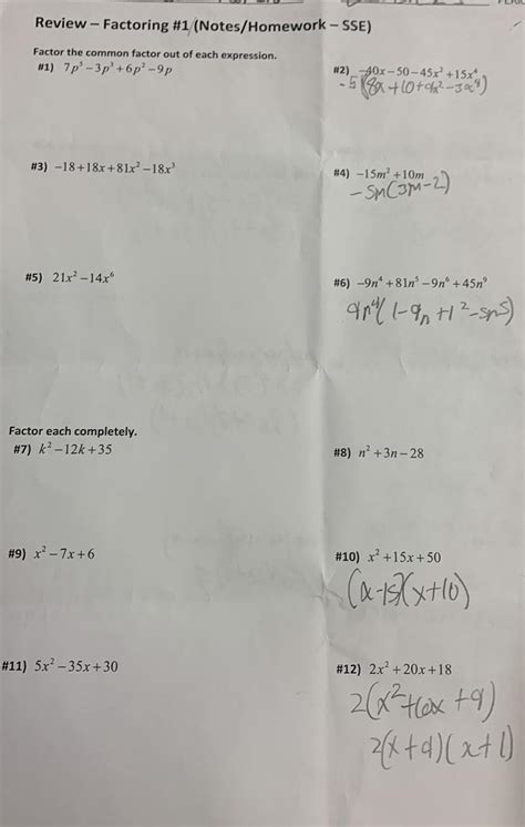 Factoring Homework Help ‒ Factor Any Expression