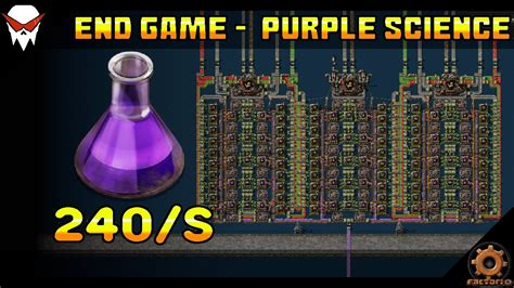 Factorio purple science blueprint space age.  EARN3 Factorio 2.  Purple science makes my brain...