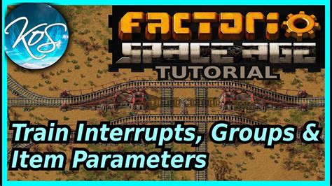 Factorio train interrupts. .  ...