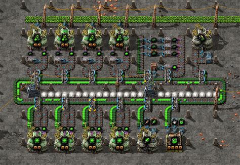 May 3, 2017 · Simple uranium (processing, enrichment, fuel creation) setup. Here is my simple uranium setup! A few Centrifuges process Uranium Ore in the upper right. U238 and U235 flow West to their respective chest thanks to filter inserters. U238 have 6 chests: 5 providers (for ammo supply train that you dont see here) and 1 normal (the rightmost so it ... 