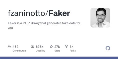 Factory faker list.  Whether you need to bootstrap your database, create good-looking XM...