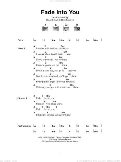 Fade into you chords. Things To Know About Fade into you chords. 