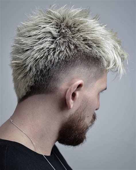 Instead, only fade the sides of the back, leaving an un-faded strip of hair for the mohawk. You can choose any neckline style you want for a mohawk fade haircut. Since the entire cut is faded by nature, a tapered neckline will work the most seamlessly. The mohawk crest itself is up to your liking.. 