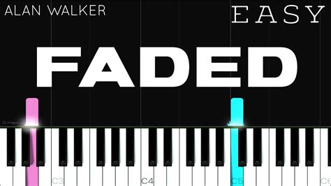 Faded Piano Tutorial + Free Sheet Music YouTube
