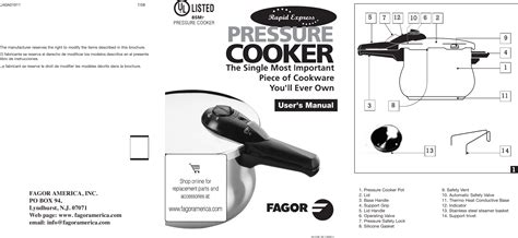 Fagor rapid express pressure cooker manual. - Aprilia rs125 reparaturanleitung für werkstätten download alle 2006 versicherten modelle.