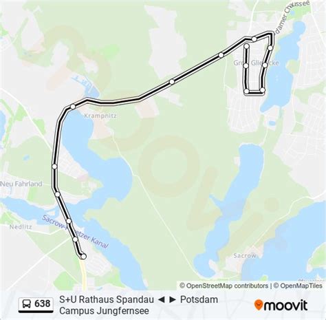 Fahrplan für Berlin - Bus 638 (Potsdam Hbf (S), Potsdam)