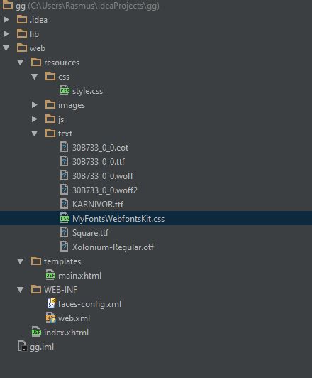 Failed to decode downloaded font in jsf Stack Overflow