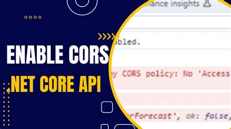 Failed to enable CORS in asp .net core 6.0 Web Api