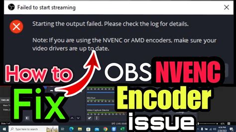 Cara Mengatasi Error OBS Terbaru dan TermudahFailed to open NVENC codec: Function not implementedPlease check your video driver are up to dateSOLVED !DETRA I.... 