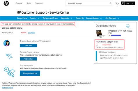 Failure ID code HP Support Community 8631682