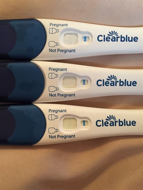 Faint lines on clearblue pregnancy tests. Congratulations! There are two reasons which could explain why the CB was negative. CB have a sensitivity of around 25mIU/ml and is probably one of the least sensitive tests available. many of the cheaper tests can detect traces as low as 10mIU/ml thus making them better for early detection. 