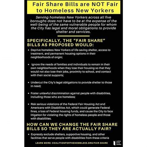 Fair Share Bills Are NOT Fair to Homeless New Yorkers