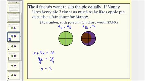 Depending on answers to these questions you can use different models and methods of fair division , many of which are accessible, engaging, and relevant for school mathematics. We conclude this chapter with three classroom examples, related to three of the five problem types—sequential change , relationships among elements, and fair …. 