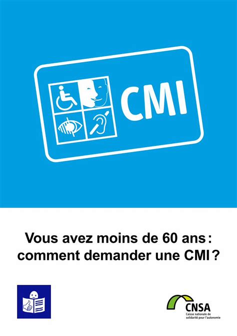 Faire une demande de CMI quand on a plus de 60 ans CNSA