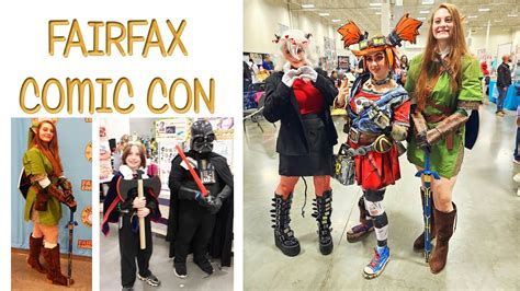 Fairfax Comic Con 🌞2023 Dulles Expo Virginia Cosplay👈 YouTube