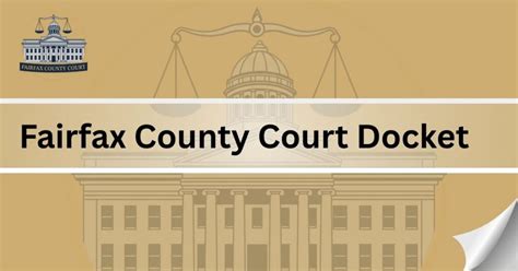 Fairfax county court docket search.  The new eCaseSearch system delivers ...