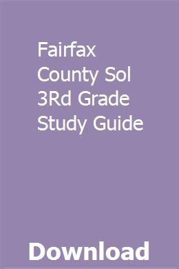 Fairfax county sol 3rd grade study guide. - 2015 ktm 250 exc owners manual.