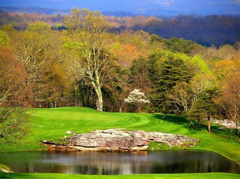 Fairfield Glade, Tennessee, Druid Hills Country Club Außen zeigt ...