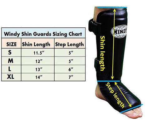 Fairtex Shin Guard Sizing Chart A Visual Reference of Charts Chart
