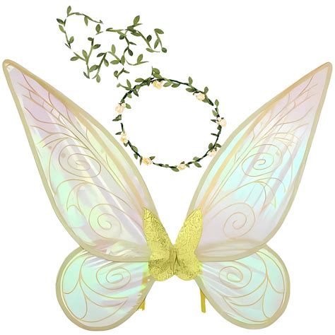 Fairy Dress Wings, Sparkling Sheer Wings for Women Adults …